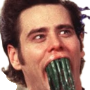asparagus-ace-ventura emoji by bob